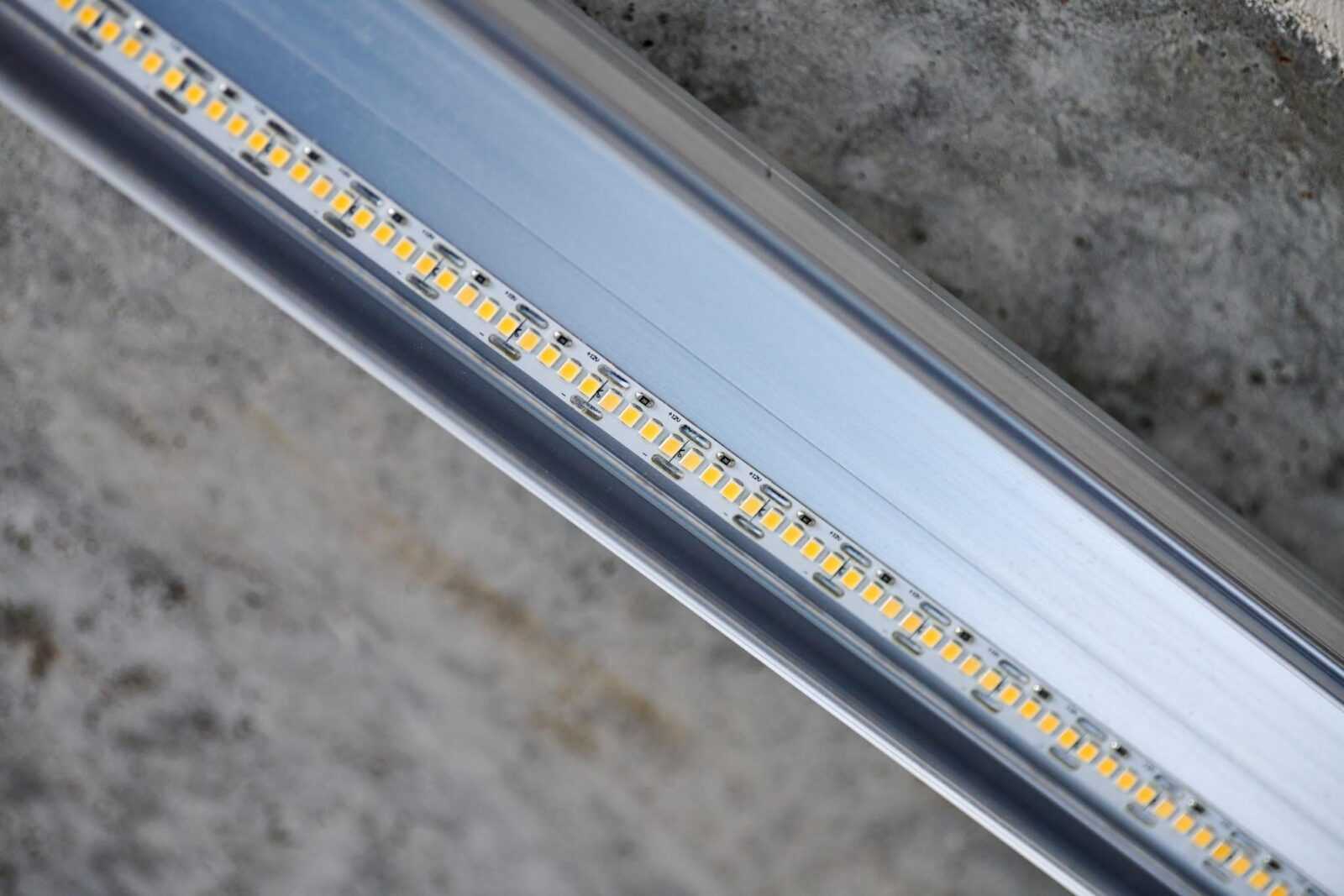 aluminium led profile closeup