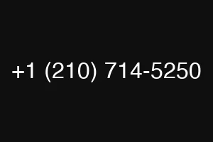 +1 (210) 714-5250