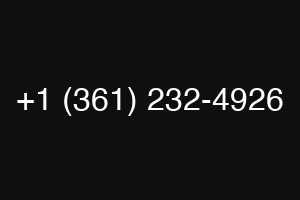 +1 (361) 232-4926