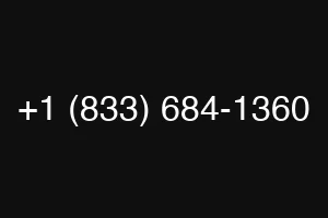 +1 (833) 684-1360